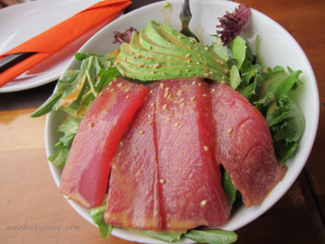Tuna Avocado Salad - amazing dressing!